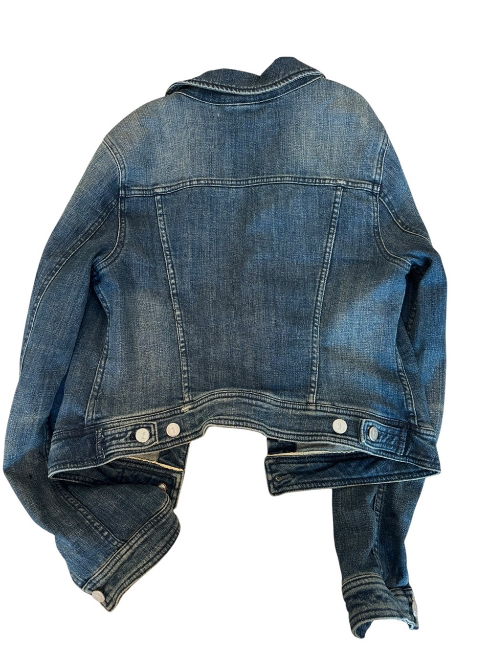 Pilcro Faded Blue Denim Jacket - Women's  Size Small - Picture 2 of 6
